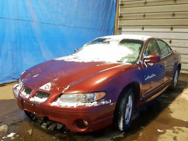 1G2WP52K63F110977 - 2003 PONTIAC GRAND PRIX MAROON photo 2