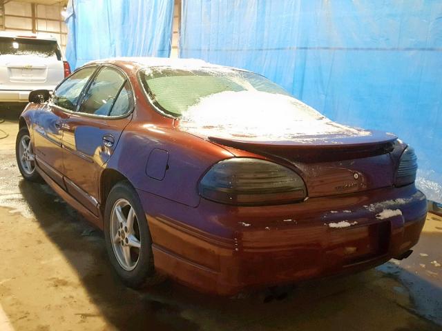1G2WP52K63F110977 - 2003 PONTIAC GRAND PRIX MAROON photo 3