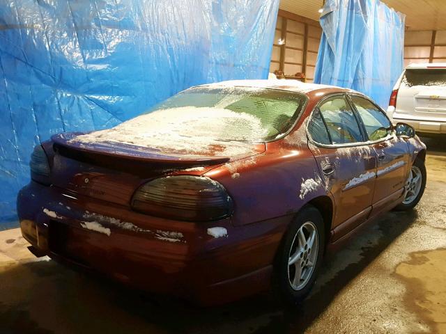 1G2WP52K63F110977 - 2003 PONTIAC GRAND PRIX MAROON photo 4