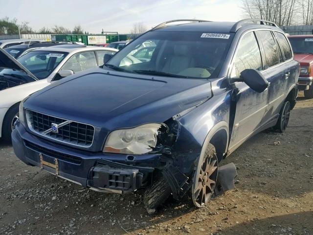 YV1CZ91H841080265 - 2004 VOLVO XC90 T6 BLUE photo 2