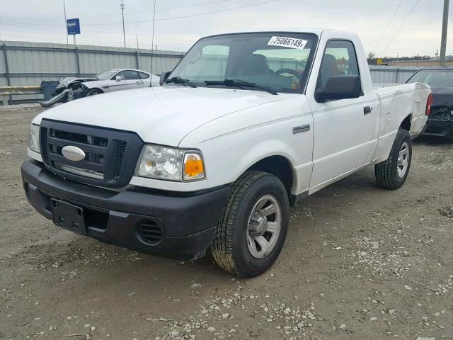 1FTYR10D98PA53641 - 2008 FORD RANGER WHITE photo 2