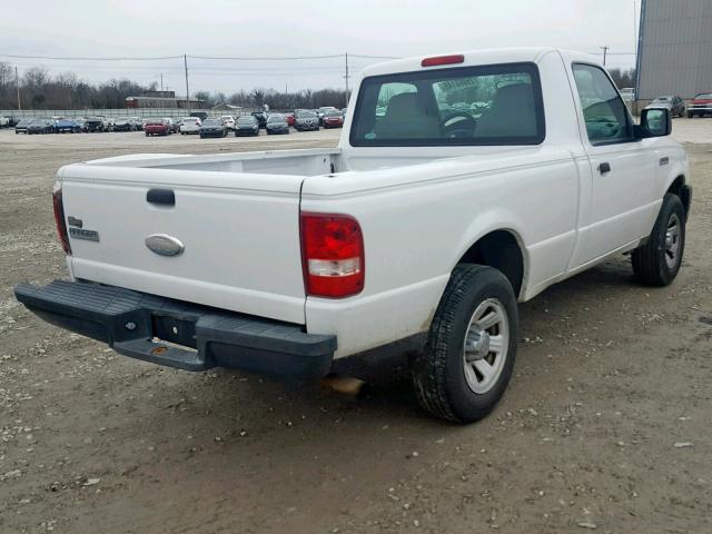 1FTYR10D98PA53641 - 2008 FORD RANGER WHITE photo 4