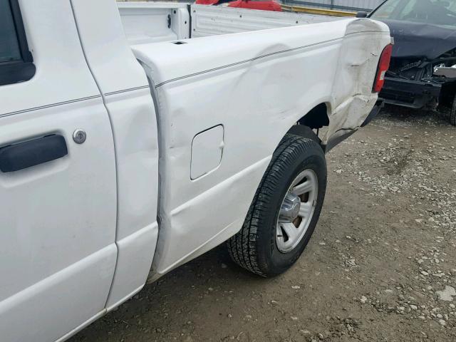 1FTYR10D98PA53641 - 2008 FORD RANGER WHITE photo 9