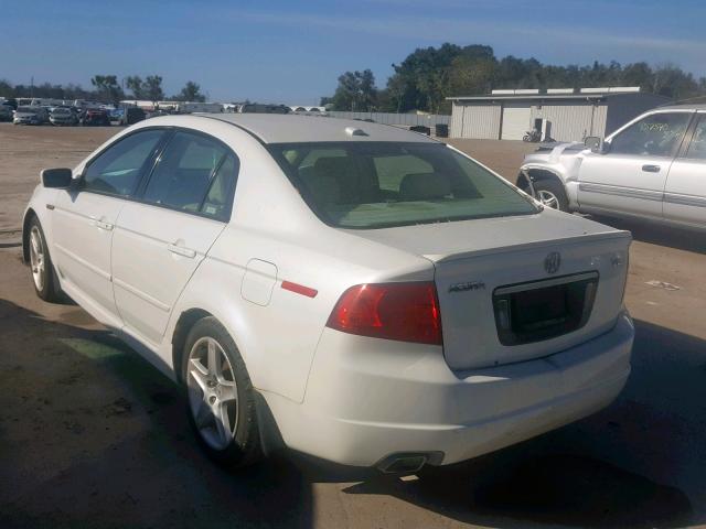 19UUA66264A036531 - 2004 ACURA TL WHITE photo 3