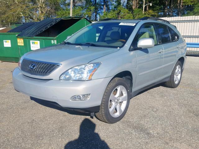 2T2GA31U45C036961 - 2005 LEXUS RX 330 SILVER photo 2