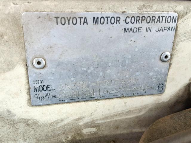 JT5RN75U2J0024486 - 1988 TOYOTA PICKUP TWO TONE photo 10