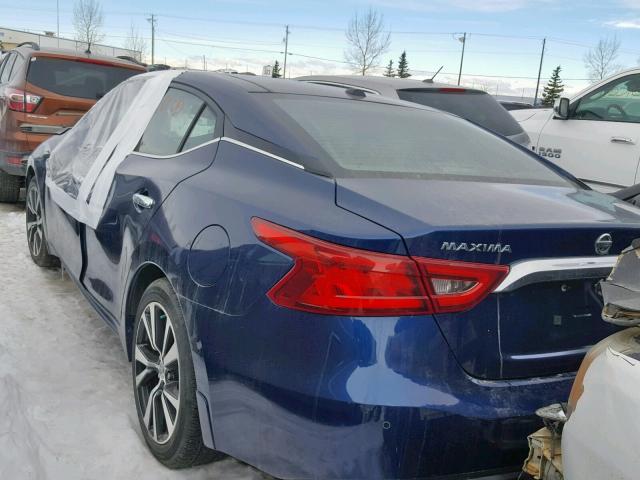 1N4AA6AP1GC444969 - 2016 NISSAN MAXIMA 3.5 BLUE photo 3