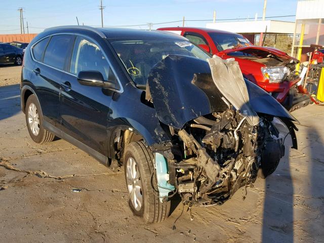 2HKRM4H71DH605982 - 2013 HONDA CR-V EXL BLACK photo 1