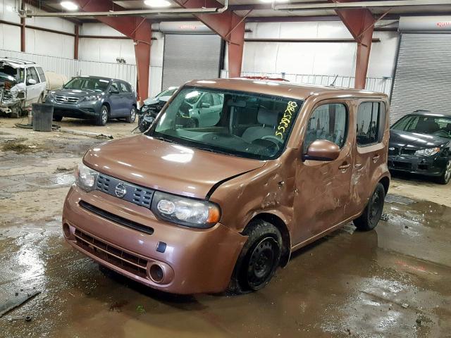 JN8AZ2KR5BT209936 - 2011 NISSAN CUBE BASE BROWN photo 2