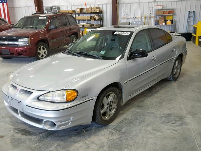 1G2NW52E73C142251 - 2003 PONTIAC GRAND AM G SILVER photo 2