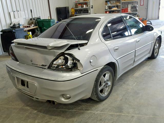 1G2NW52E73C142251 - 2003 PONTIAC GRAND AM G SILVER photo 4