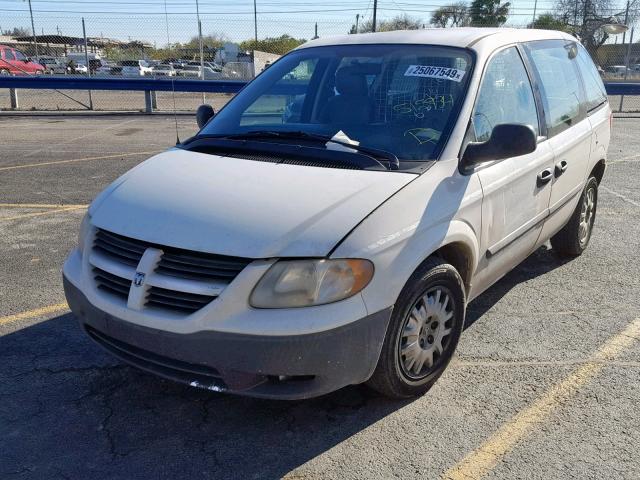 1D4GP21E76B515934 - 2006 DODGE CARAVAN C/ WHITE photo 2