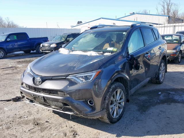 2T3DFREV3HW669296 - 2017 TOYOTA RAV4 LIMIT SILVER photo 2