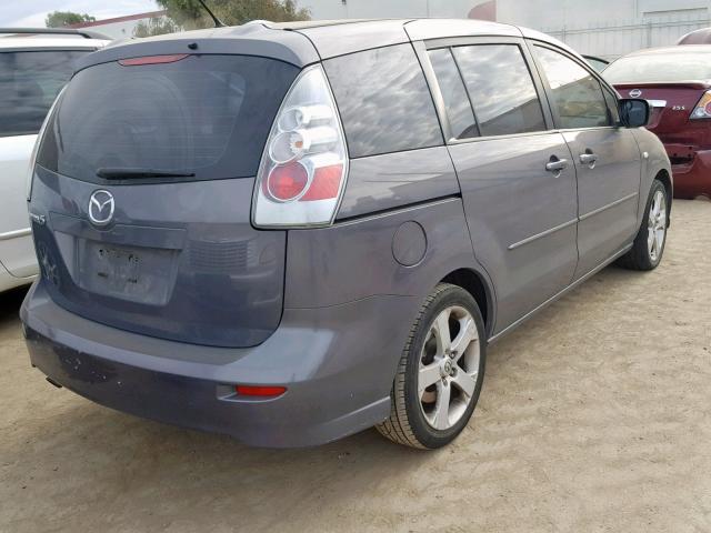 JM1CR29L170158594 - 2007 MAZDA 5 GRAY photo 4