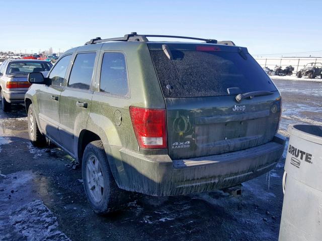 1J8GR48K77C521199 - 2007 JEEP GRAND CHER GREEN photo 3