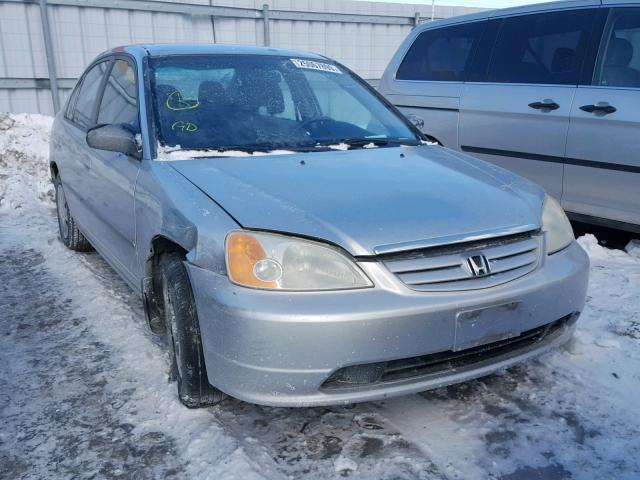 2HGES16423H944688 - 2003 HONDA CIVIC DX SILVER photo 1