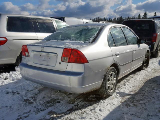 2HGES16423H944688 - 2003 HONDA CIVIC DX SILVER photo 4