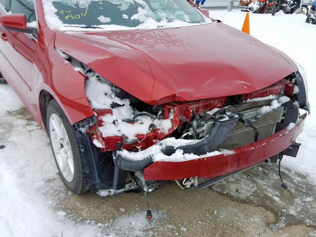 1G11F5SR0DF258249 - 2013 CHEVROLET MALIBU 2LT MAROON photo 9