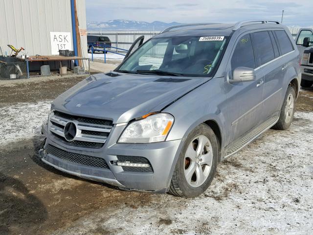 4JGBF7BEXCA798526 - 2012 MERCEDES-BENZ GL 450 4MA GRAY photo 2