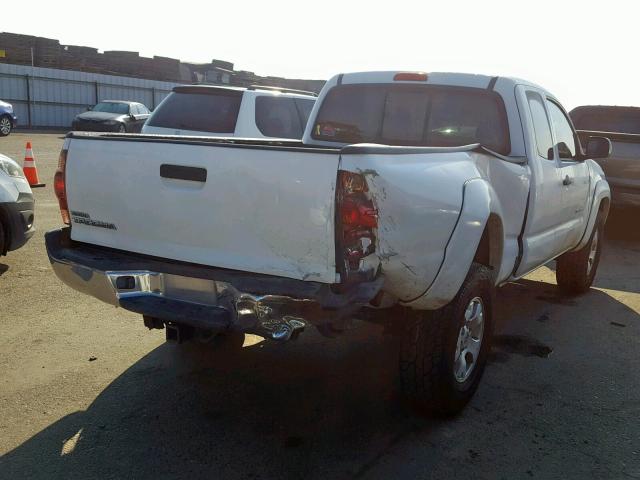 5TETU62N26Z171404 - 2006 TOYOTA TACOMA PRE WHITE photo 4