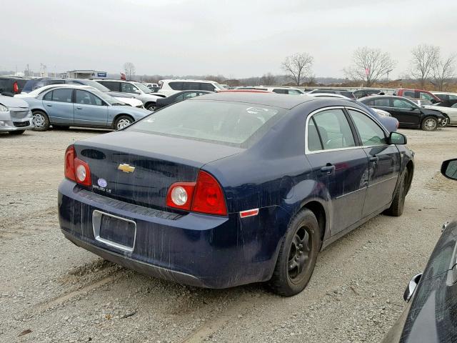 1G1ZG57B18F188679 - 2008 CHEVROLET MALIBU LS BLUE photo 4
