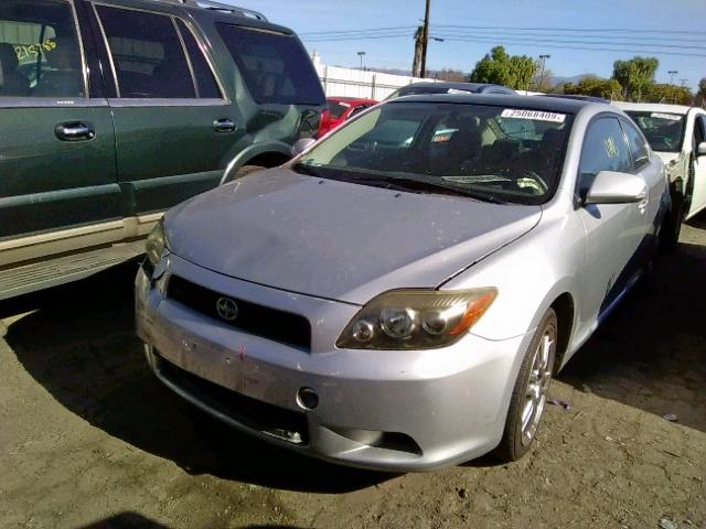 JTKDE167180254639 - 2008 TOYOTA SCION TC ვერცხლისფერი ფოტო 2