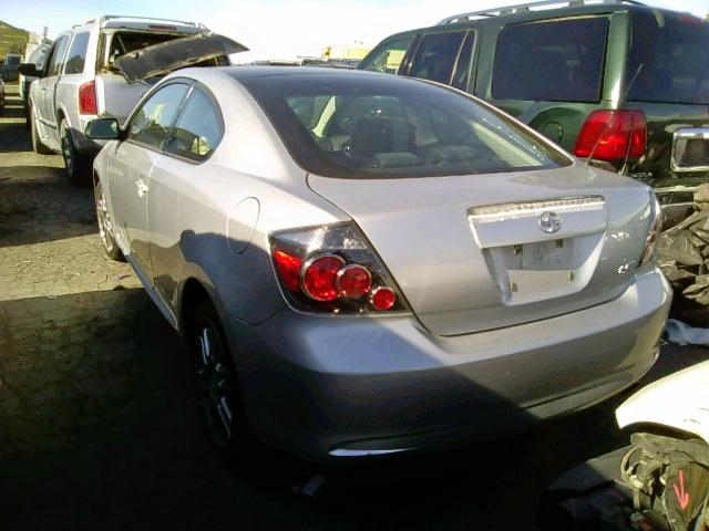 JTKDE167180254639 - 2008 TOYOTA SCION TC ვერცხლისფერი ფოტო 3