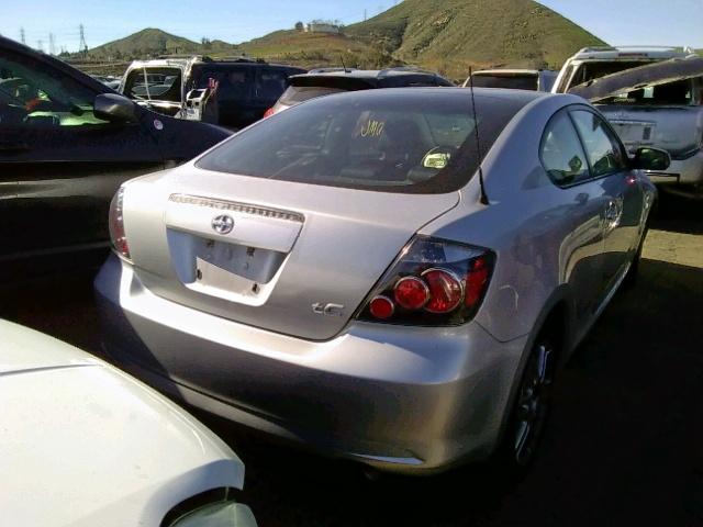 JTKDE167180254639 - 2008 TOYOTA SCION TC ვერცხლისფერი ფოტო 4