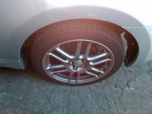 JTKDE167180254639 - 2008 TOYOTA SCION TC ვერცხლისფერი ფოტო 9