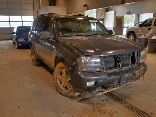 1GNDT13S072129440 - 2007 CHEVROLET TRAILBLAZE GRAY photo 1