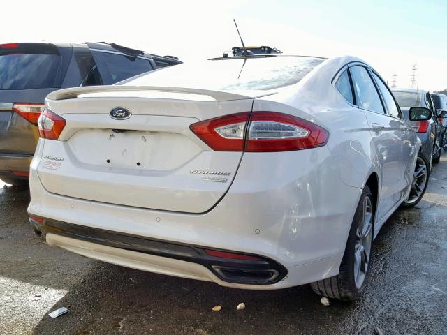 3FA6P0K93FR177724 - 2015 FORD FUSION TIT WHITE photo 4