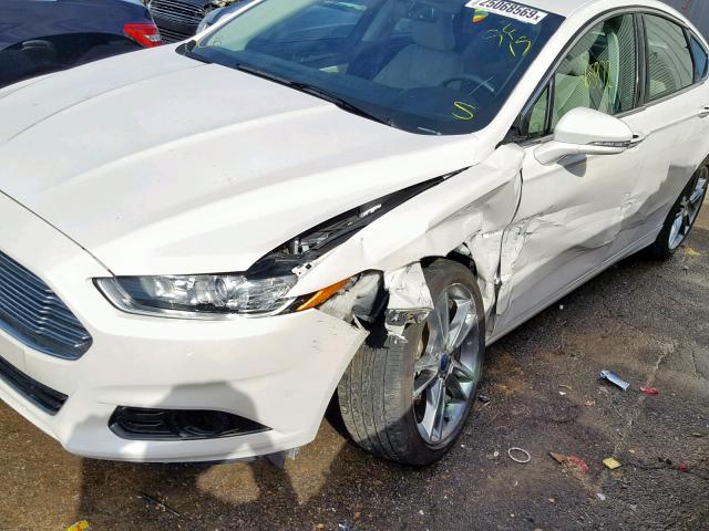 3FA6P0K93FR177724 - 2015 FORD FUSION TIT WHITE photo 9