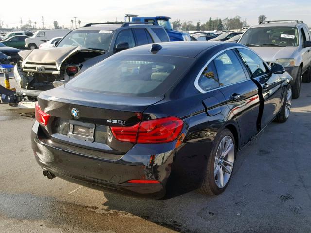 WBA4J1C53JBM10483 - 2018 BMW 430I GRAN BLACK photo 4