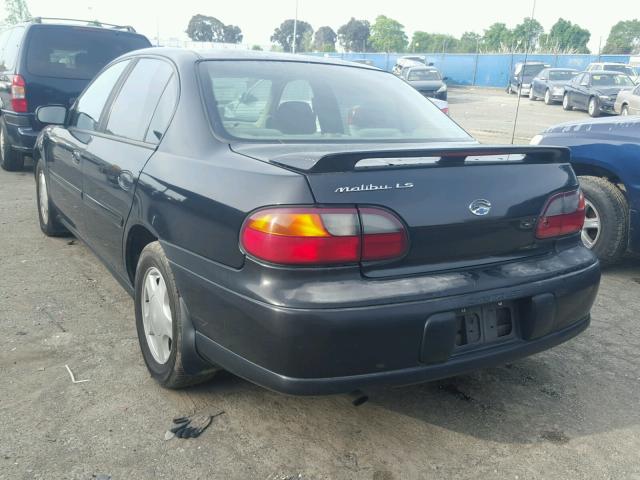 1G1NE52J7Y6217427 - 2000 CHEVROLET MALIBU LS BLACK photo 3