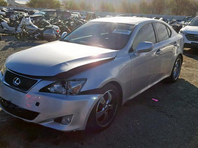 JTHBK262862008771 - 2006 LEXUS IS 250 SILVER photo 2