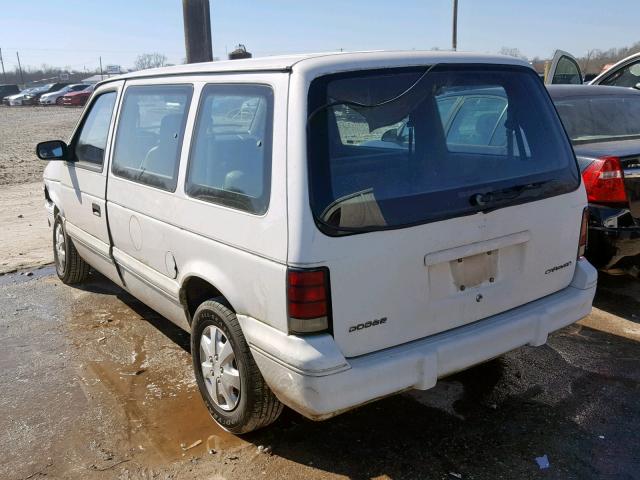 2B4GH2534SR142489 - 1995 DODGE CARAVAN WHITE photo 3