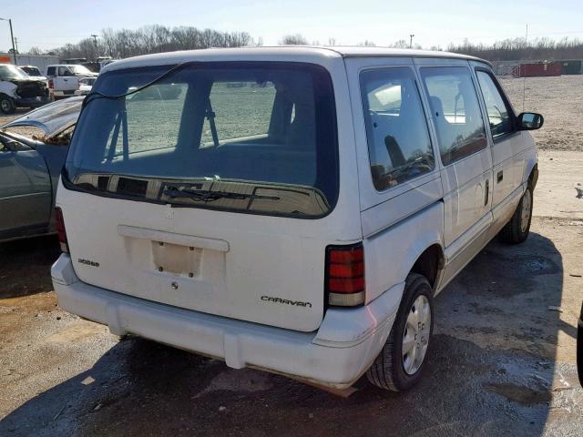 2B4GH2534SR142489 - 1995 DODGE CARAVAN WHITE photo 4