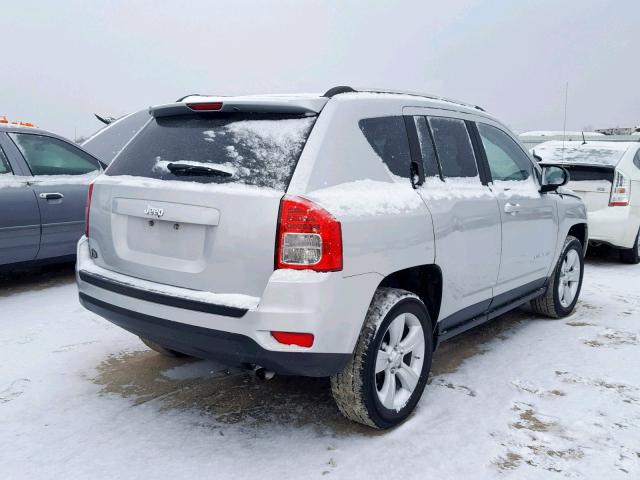 1C4NJCBA1CD539573 - 2012 JEEP COMPASS SP SILVER photo 4