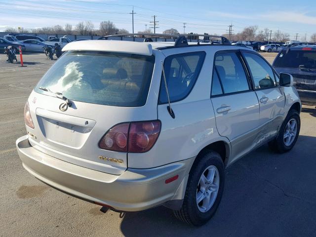 JT6HF10UXX0078538 - 1999 LEXUS RX 300 WHITE photo 4