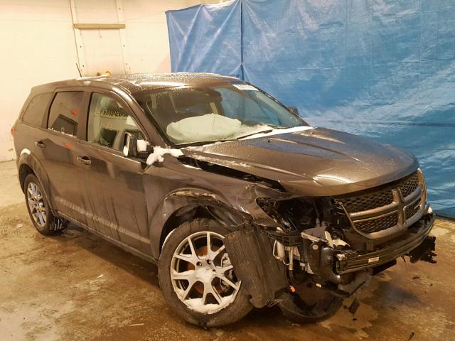 3C4PDDEG2JT389065 - 2018 DODGE JOURNEY GT GRAY photo 1