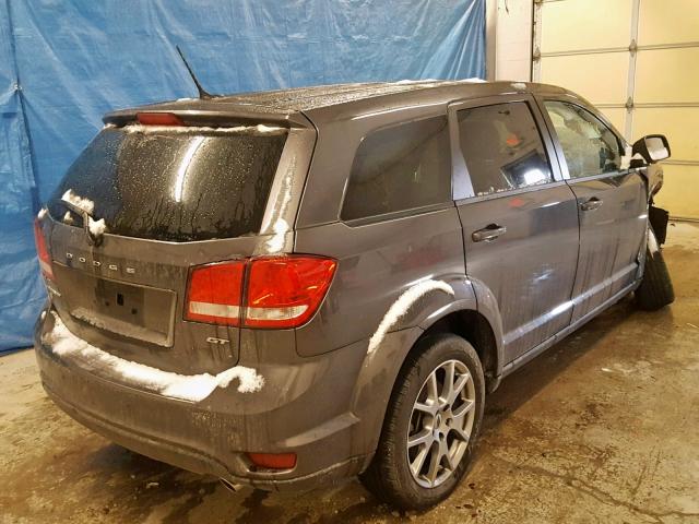 3C4PDDEG2JT389065 - 2018 DODGE JOURNEY GT GRAY photo 4