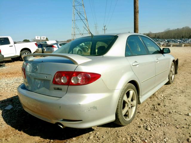 1YVHP80D245N52716 - 2004 MAZDA 6 S SILVER photo 4