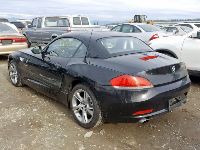 WBALM735X9E351495 - 2009 BMW Z4 SDRIVE3 BLACK photo 3