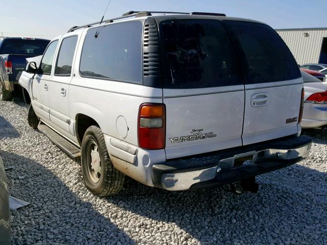 1GKEC16T01J213101 - 2001 GMC YUKON XL C WHITE photo 3