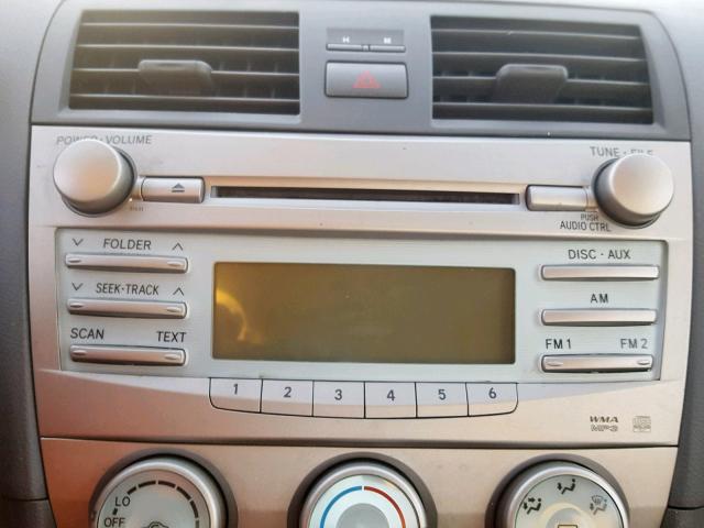 4T4BF3EK4BR139614 - 2011 TOYOTA CAMRY BASE GRAY photo 9