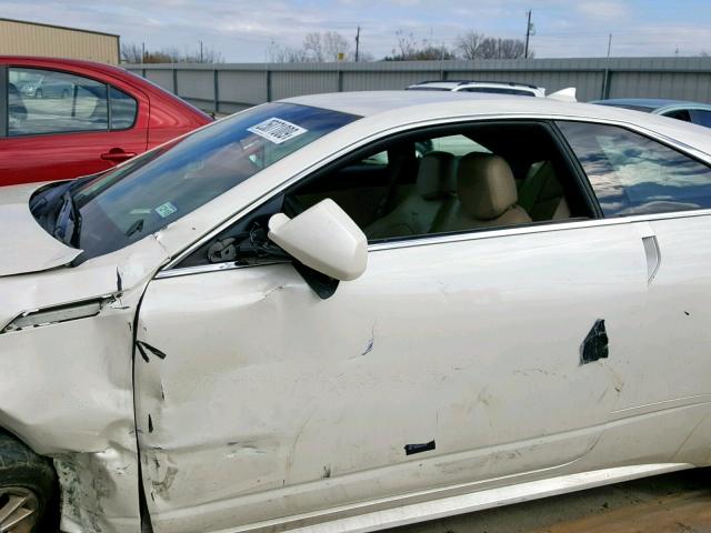 1G6DJ1E38D0131127 - 2013 CADILLAC CTS PERFOR WHITE photo 10