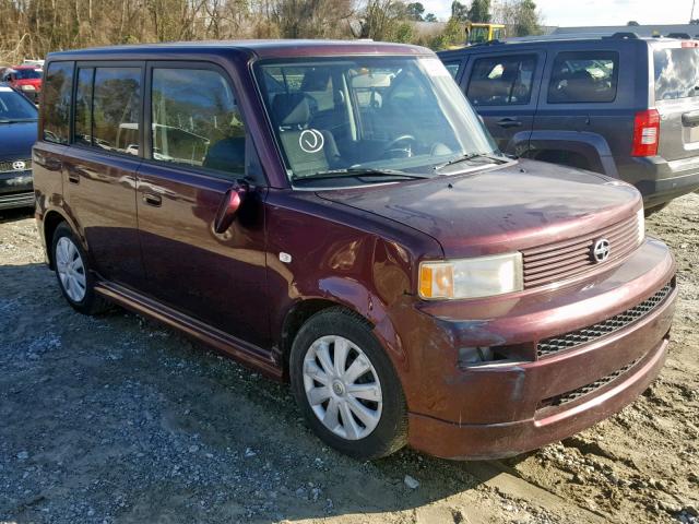 JTLKT324450218665 - 2005 TOYOTA SCION XB Марун фото 1