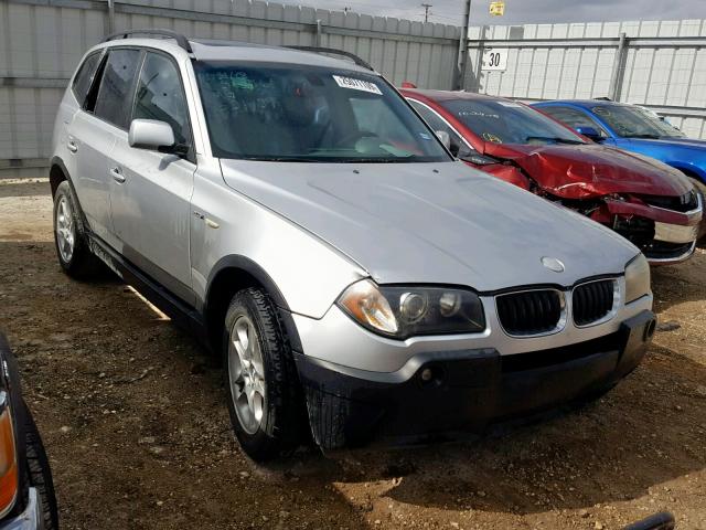 WBXPA73434WB21469 - 2004 BMW X3 2.5I SILVER photo 1