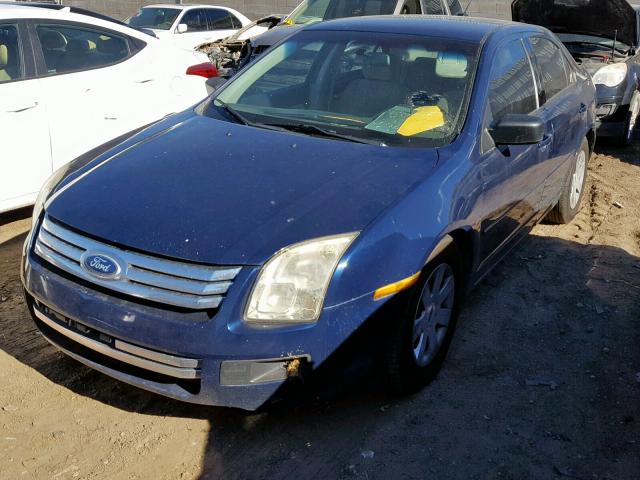 3FAHP06Z47R163982 - 2007 FORD FUSION S BLUE photo 2