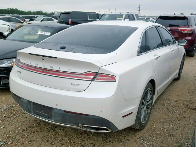 3LN6L5A91JR604715 - 2018 LINCOLN MKZ PREMIE WHITE photo 4